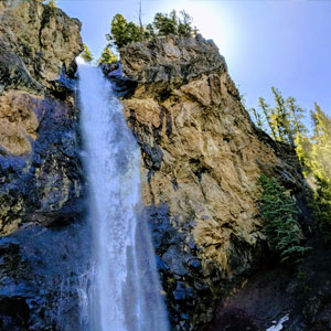 A photo of Treasure Falls east of Pagosa Springs