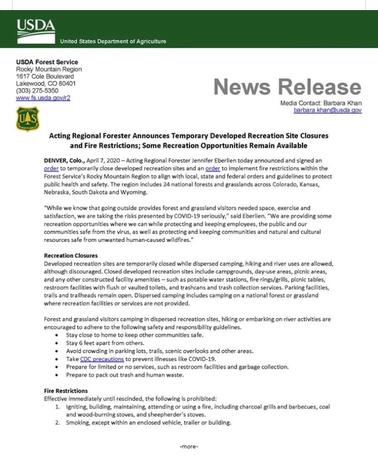 USFS Notices